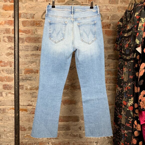 NWOT MOTHER The Insider Crop Step Fray Jeans - Picture 4 of 6